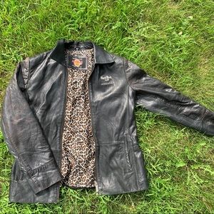 Vintage Hard Rock Cafe leather jacket